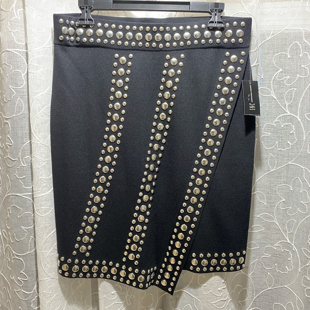 INC knit skirt with studs